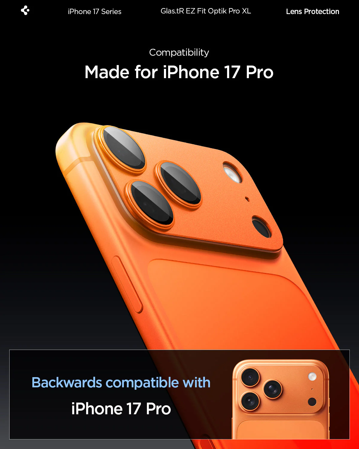 iPhone 17 Series - Optik Pro XL EZ Fit Lens Protector - Image 109
