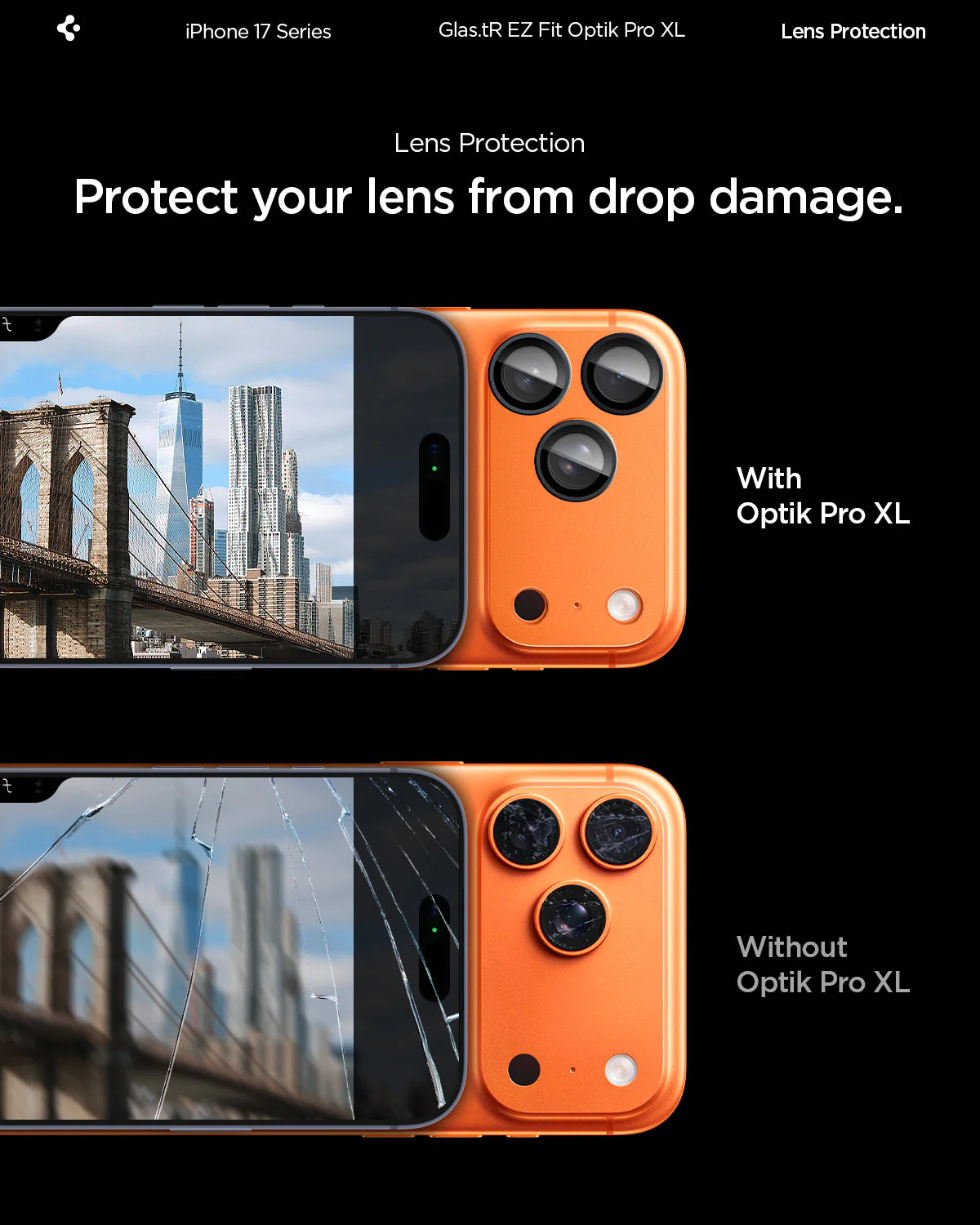 iPhone 17 Series - Optik Pro XL EZ Fit Lens Protector - Image 112