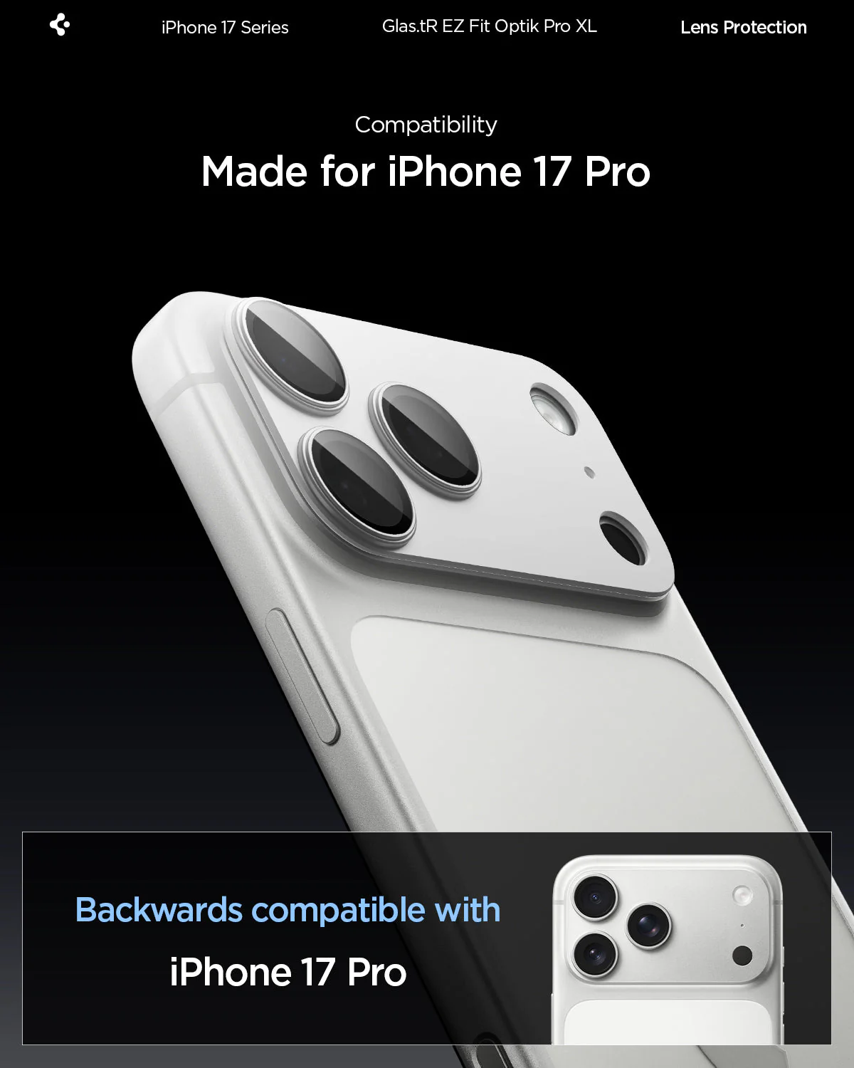 iPhone 17 Series - Optik Pro XL EZ Fit Lens Protector - Image 128
