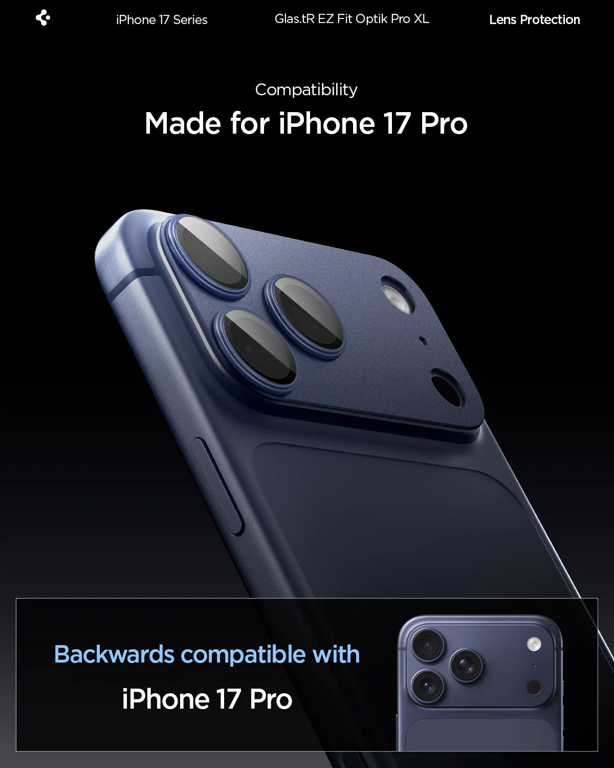 iPhone 17 Series - Optik Pro XL EZ Fit Lens Protector - Image 147