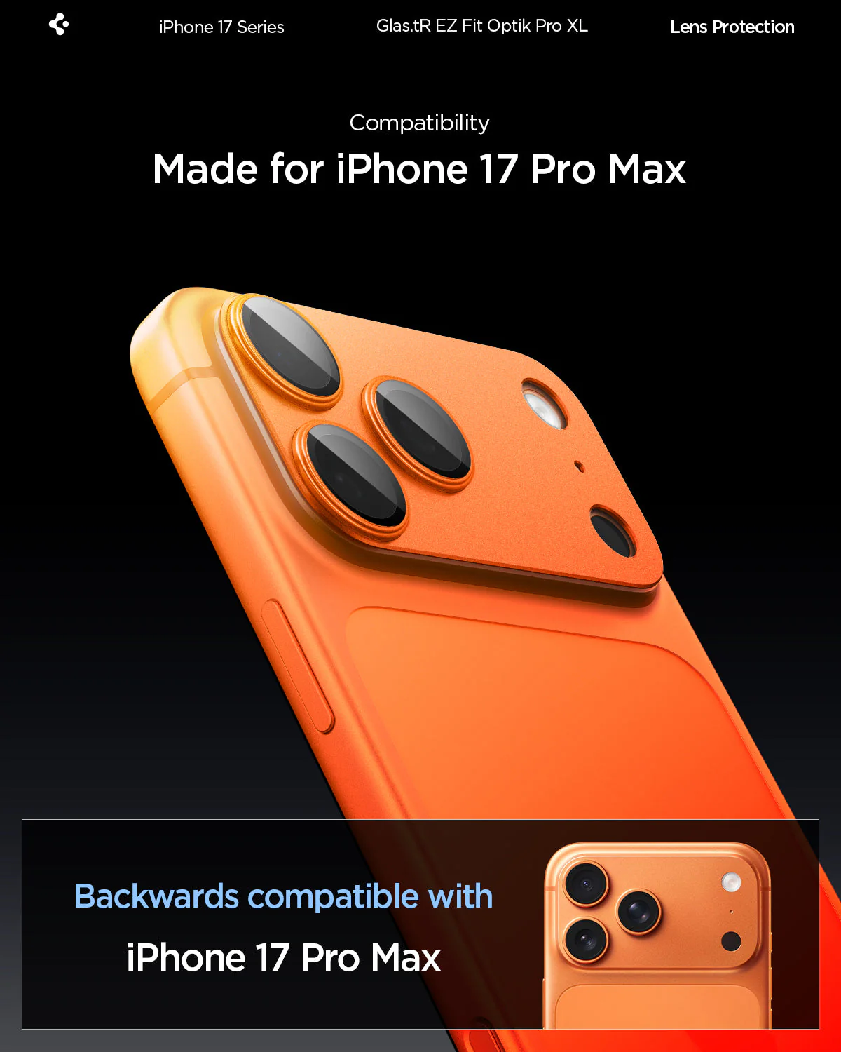 iPhone 17 Series - Optik Pro XL EZ Fit Lens Protector - Image 33