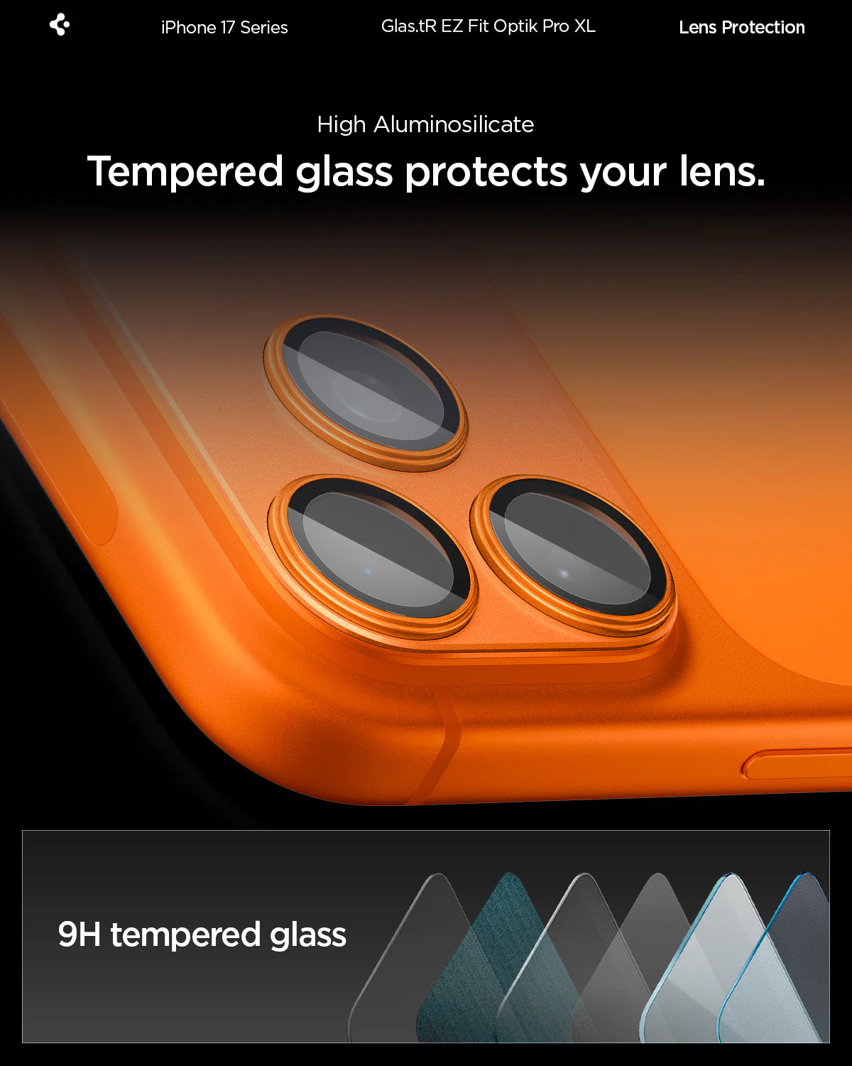 iPhone 17 Series - Optik Pro XL EZ Fit Lens Protector - Image 37