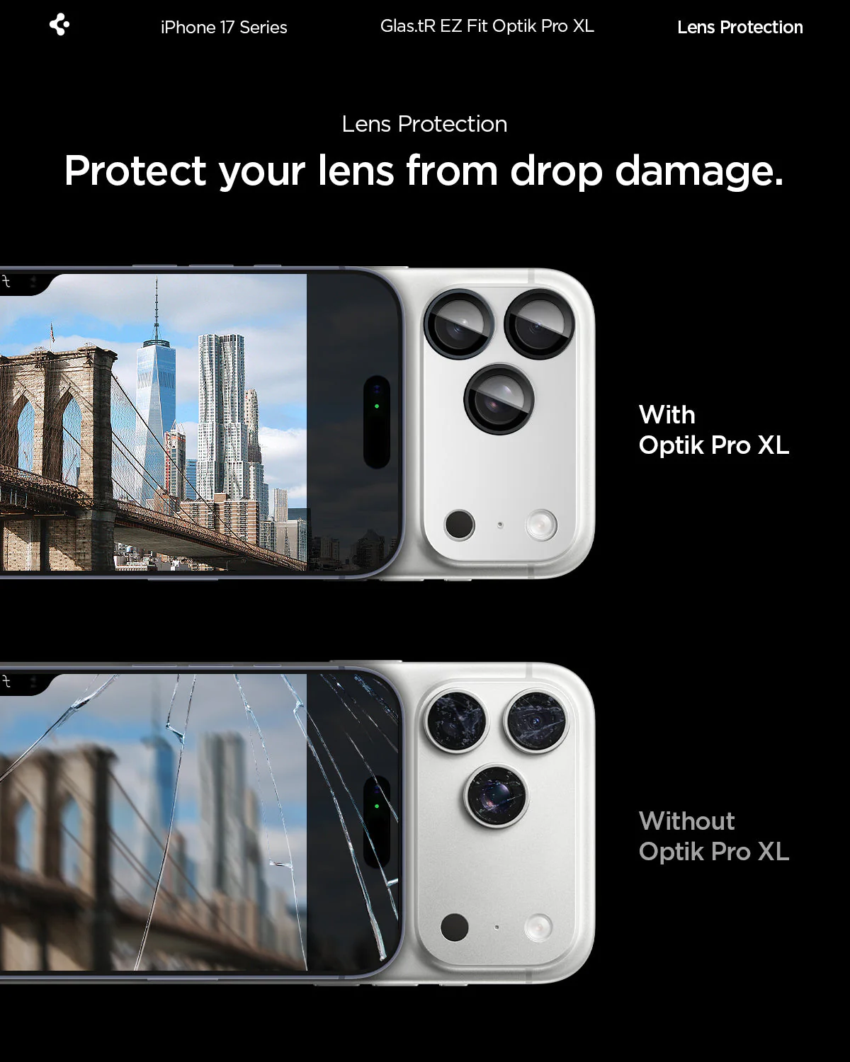 iPhone 17 Series - Optik Pro XL EZ Fit Lens Protector - Image 55