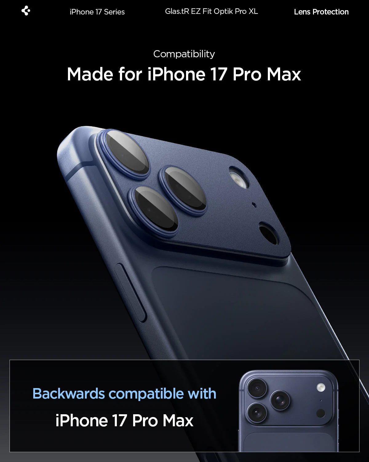 iPhone 17 Series - Optik Pro XL EZ Fit Lens Protector - Image 71