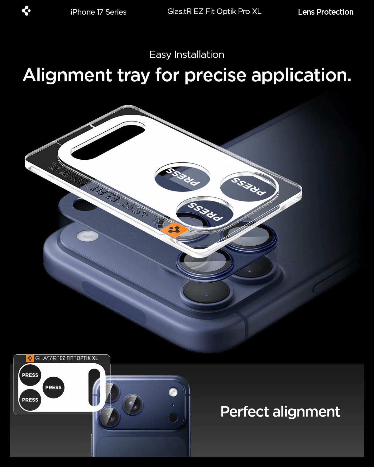 iPhone 17 Series - Optik Pro XL EZ Fit Lens Protector - Image 73