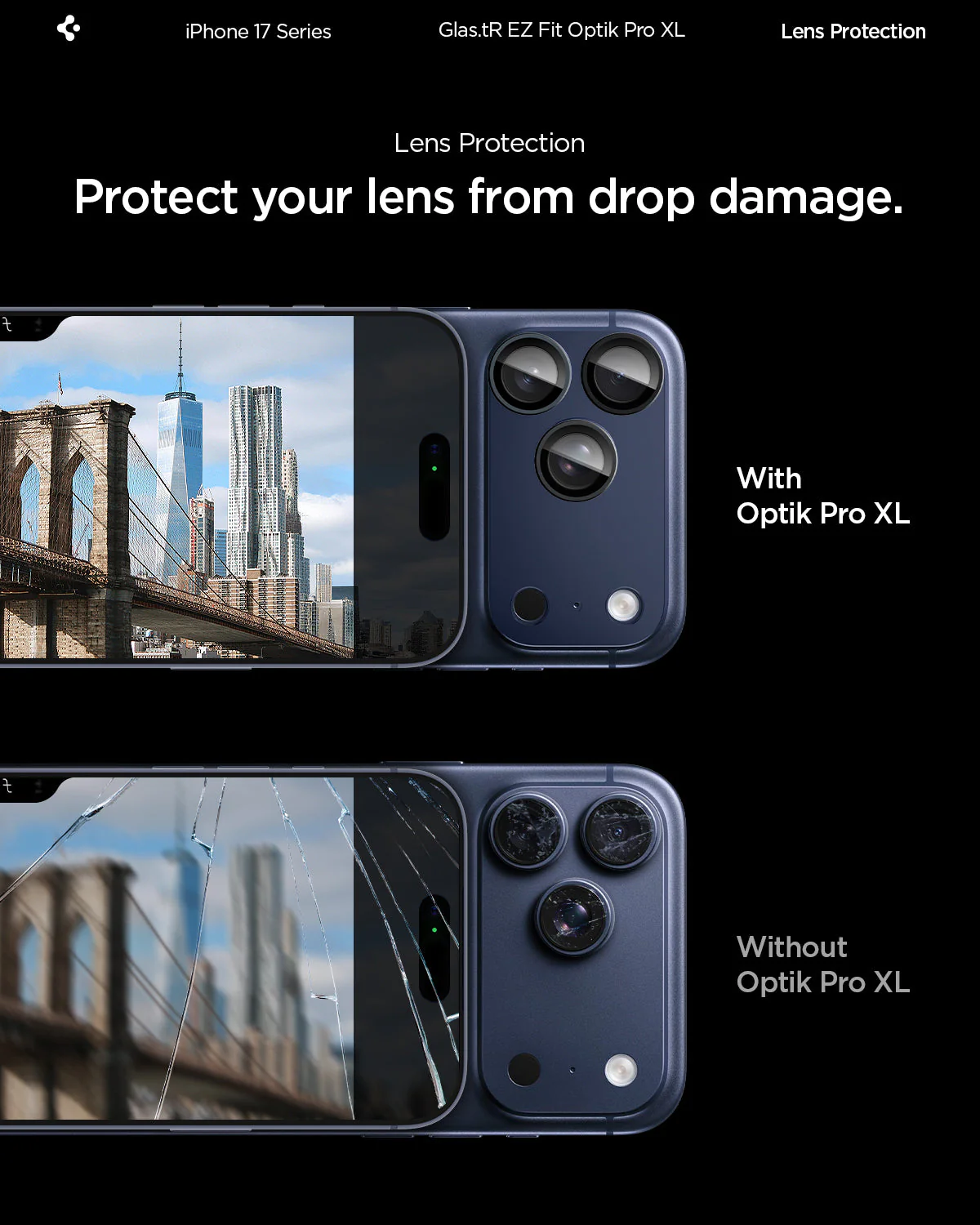 iPhone 17 Series - Optik Pro XL EZ Fit Lens Protector - Image 74