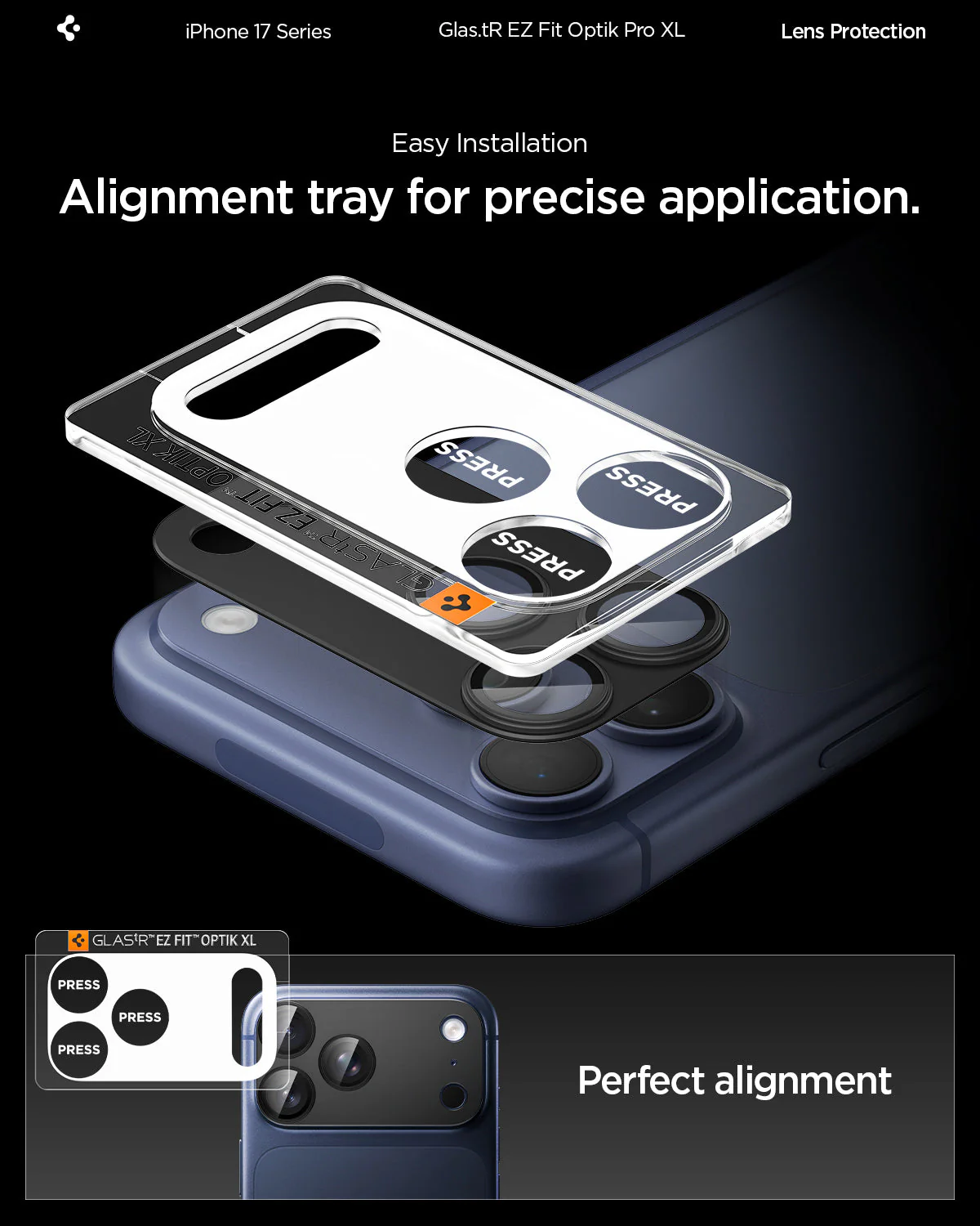 iPhone 17 Series - Optik Pro XL EZ Fit Lens Protector - Image 92