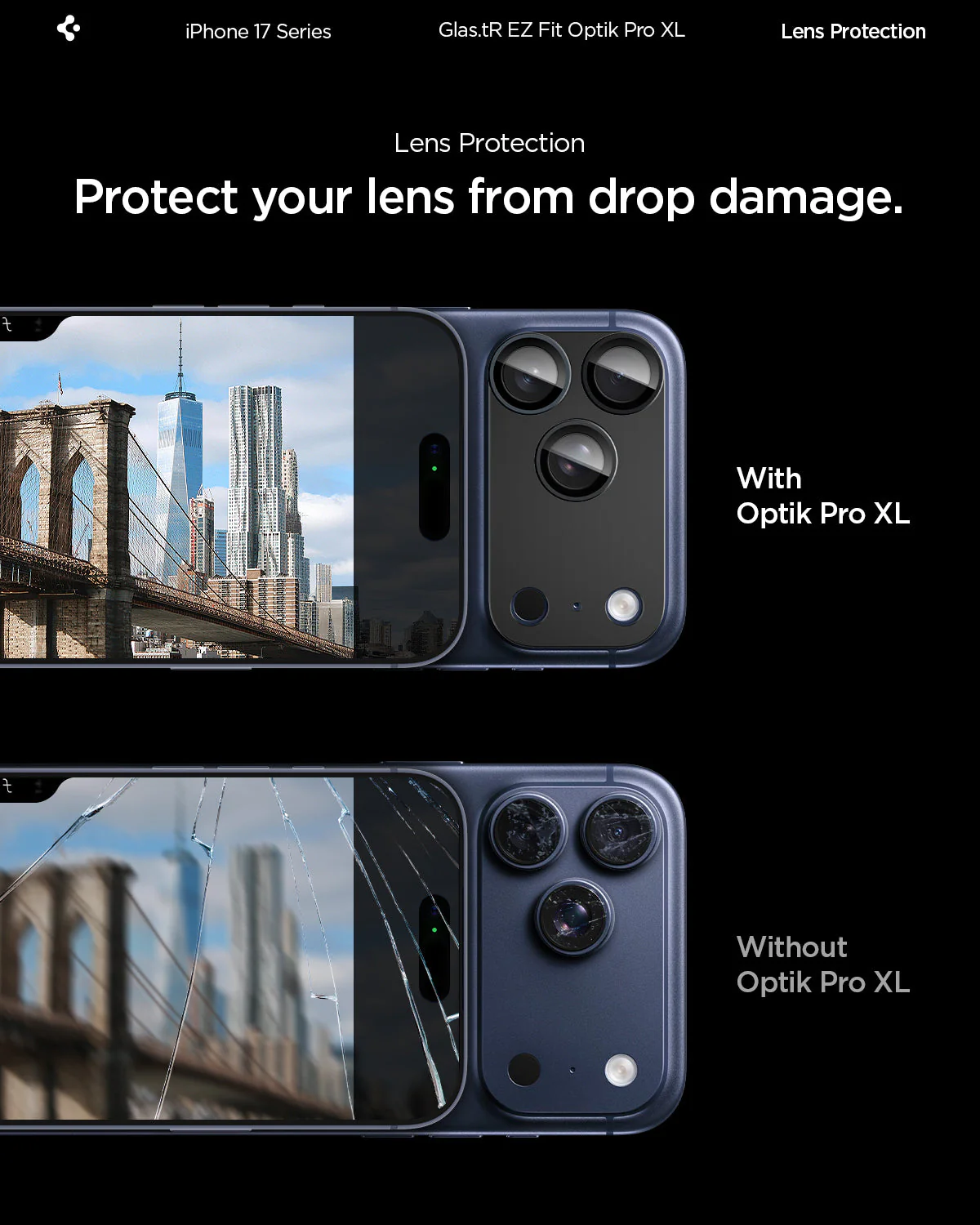 iPhone 17 Series - Optik Pro XL EZ Fit Lens Protector - Image 93