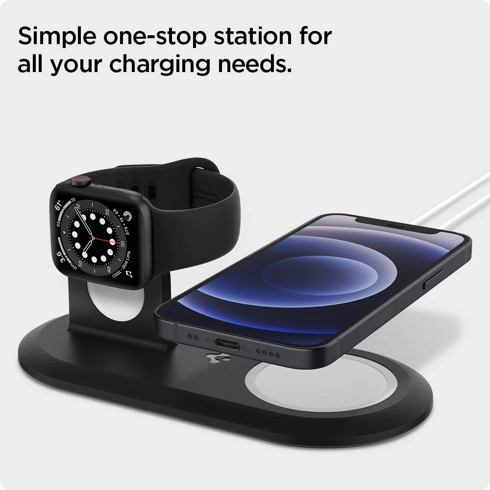 Mag Fit Duo 2 in 1 mobile stand Compatible with MagSafe Charger Stand - Image 3