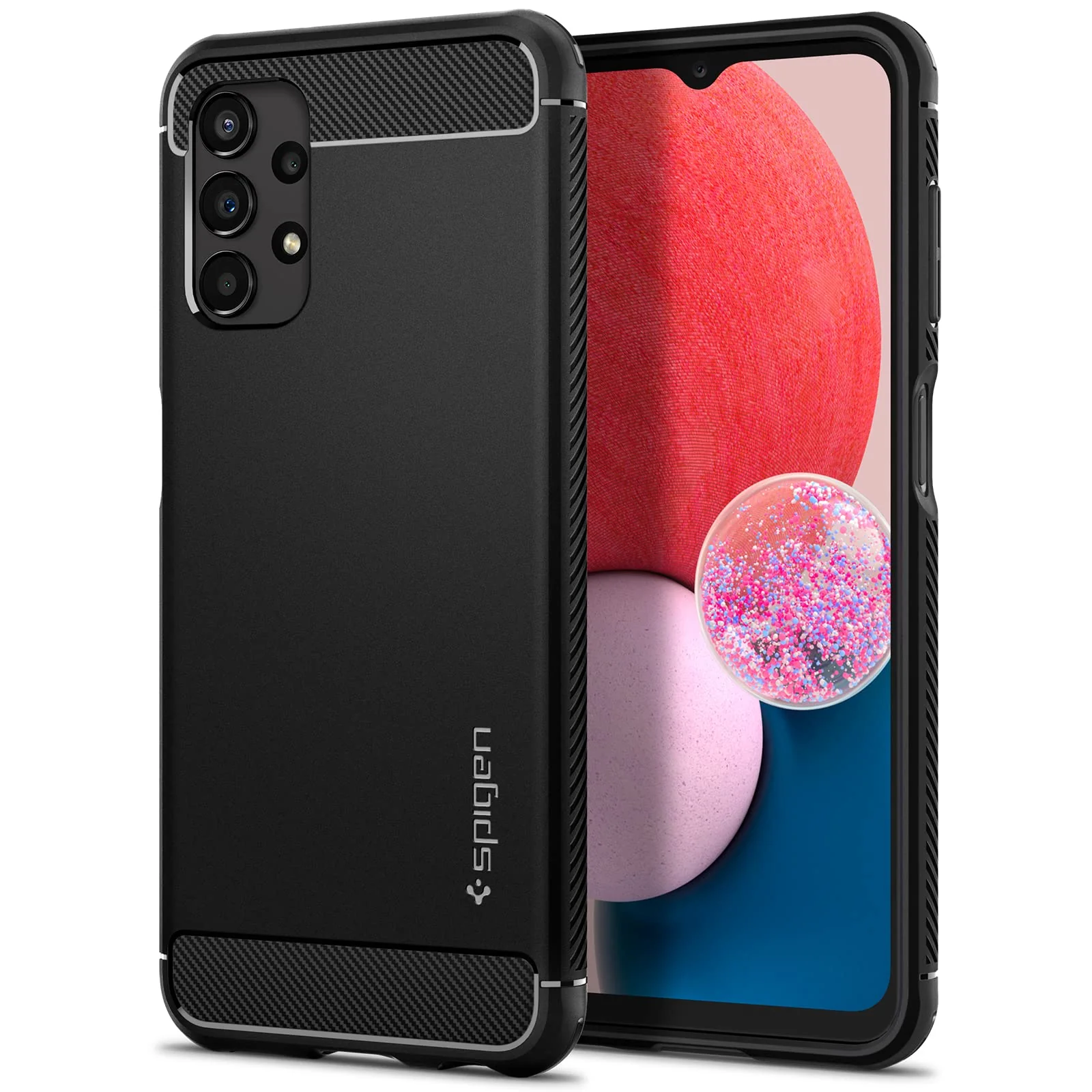 Rugged Armor Back Cover Case Compatible with Galaxy A13