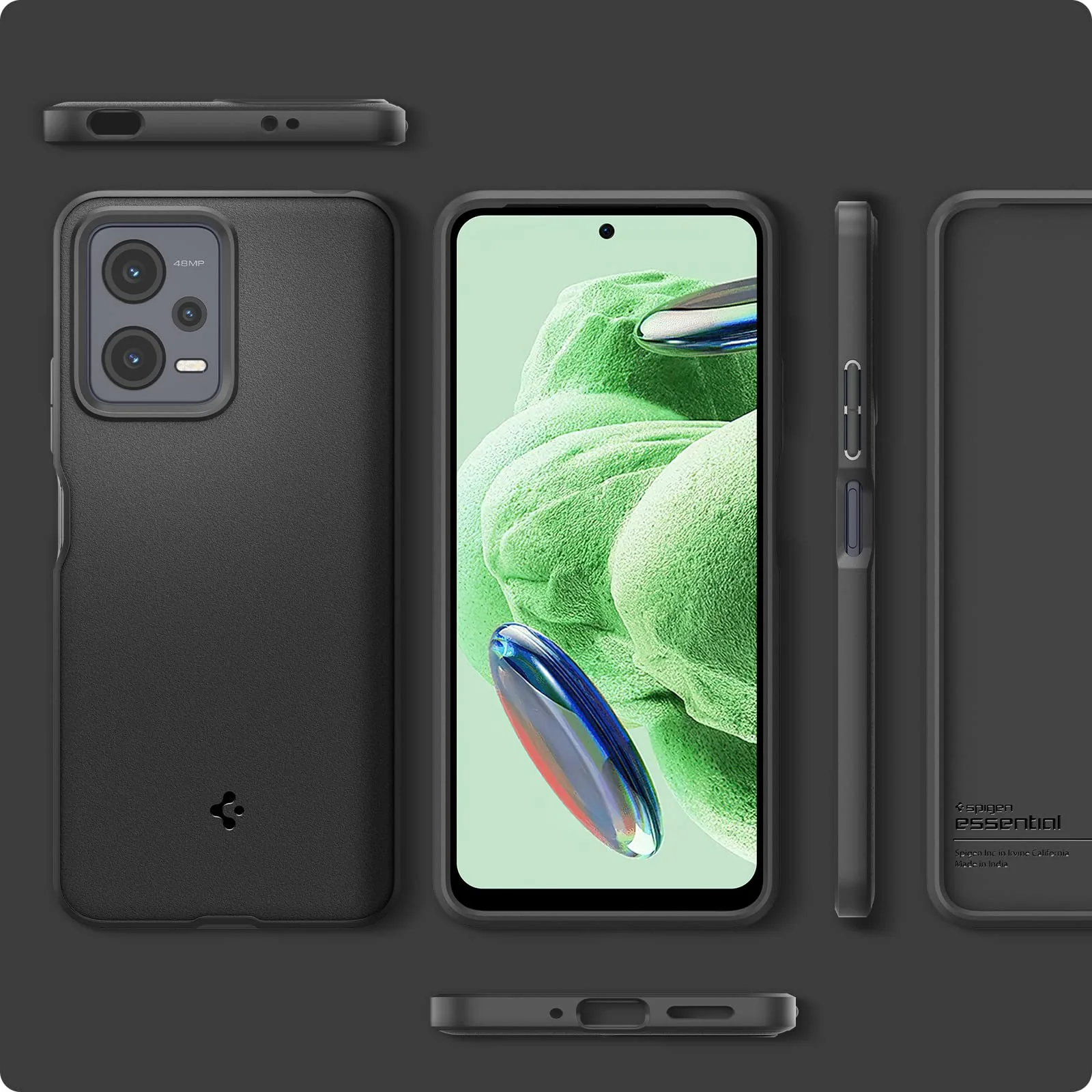 Sand Blast Back Cover Case Compatible with Redmi Note 12 5G - Image 2