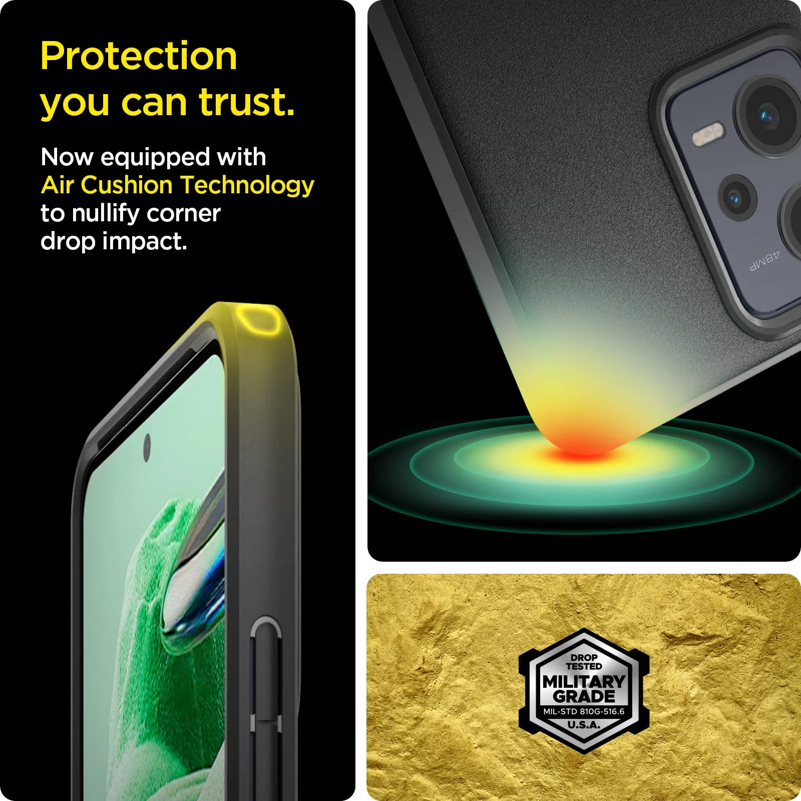Sand Blast Back Cover Case Compatible with Redmi Note 12 5G - Image 5