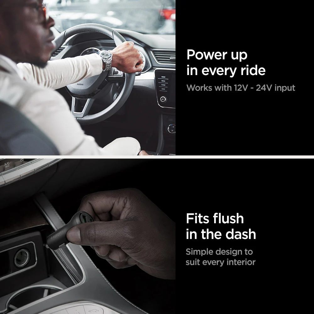 Dual Port USB-C & USB-A Car Charger | 27W | F31QC - Image 14