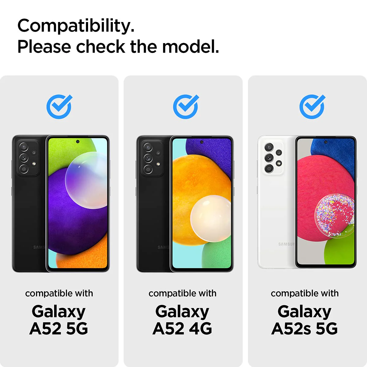 Tempered Glass With AlignMaster Screen Guard Protector For Galaxy A52 / Galaxy A52S - 2 Pack - Image 2