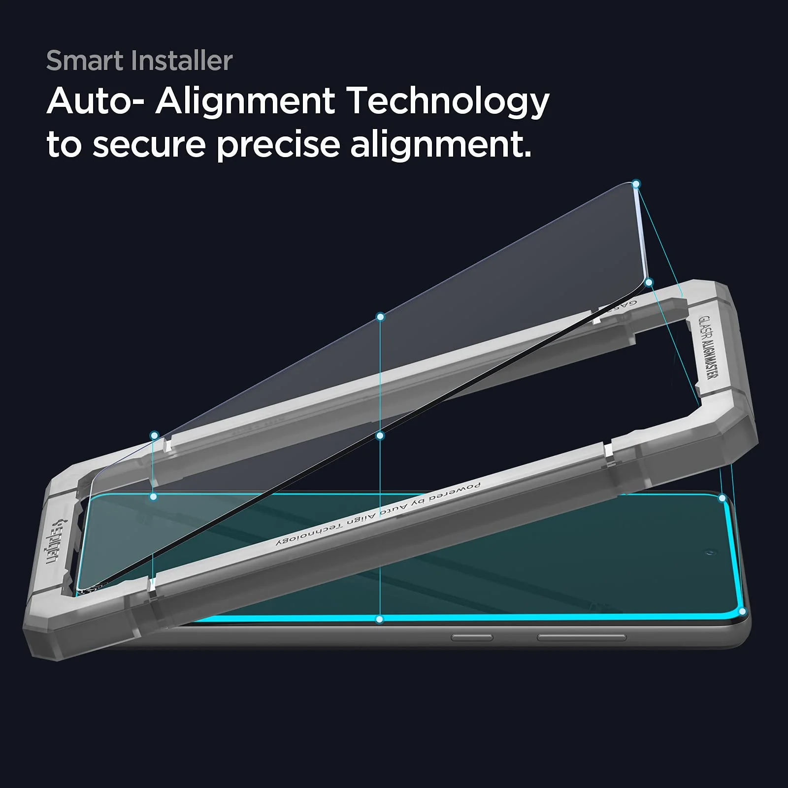 Tempered Glass With AlignMaster Screen Guard Protector For Galaxy A52 / Galaxy A52S - 2 Pack - Image 3