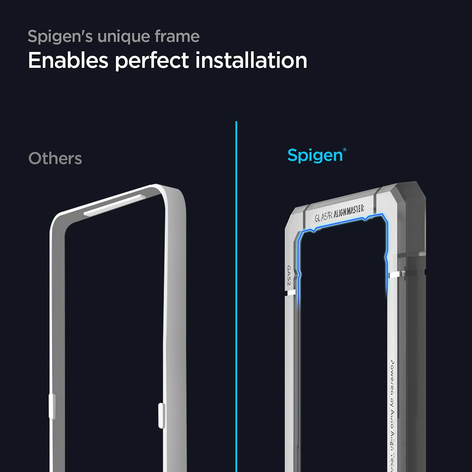 Tempered Glass With AlignMaster Screen Guard Protector For Galaxy A52 / Galaxy A52S - 2 Pack - Image 4