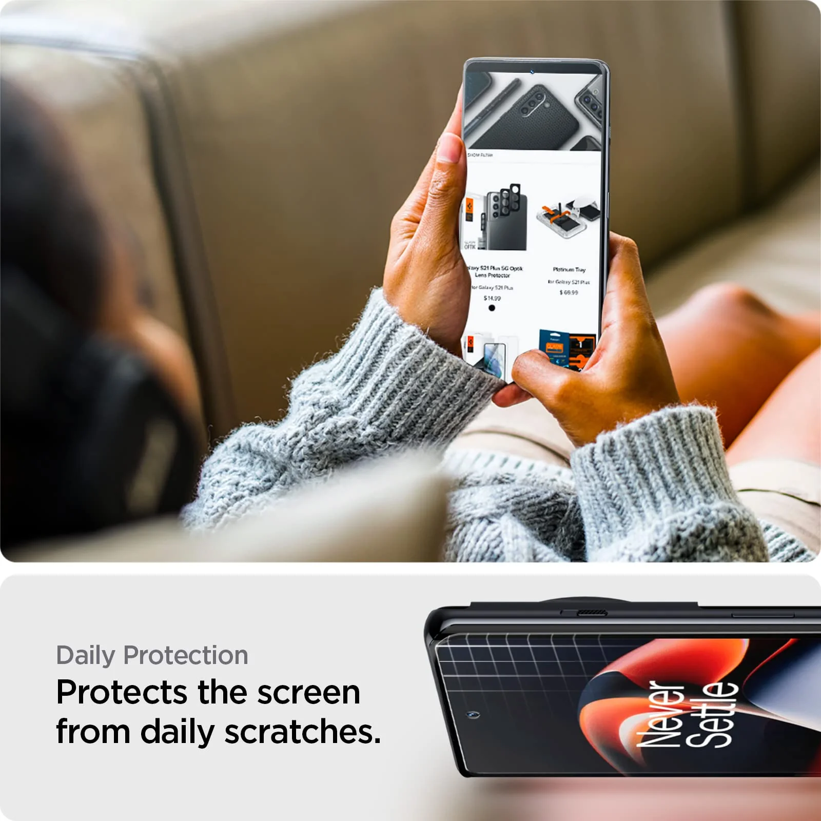 TPU Neoflex Screen Guard Protector Film For Oneplus 11R - 2 Pack - Image 4